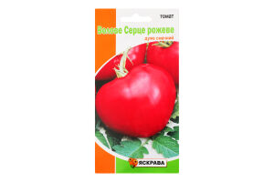 Насіння Томат Волове серце рожевий 0,1г Яскрава