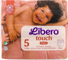 Підгузки-трусики Touch 5 9-14кг 27шт Libero