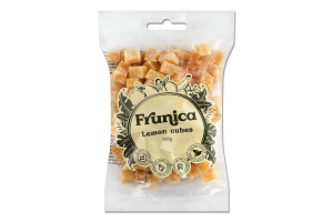 Кубики лимонні без цукру Frunica 100г