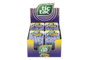 Драже со вкусом кислого винограда Grape sour Tic Tac п/у 18г