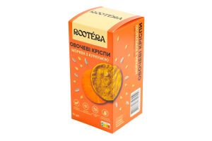 Криспы овощные Морковь с куркумой Rootera к/у 70г