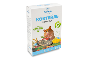 Корм д/гризунів Коктейль Хом"ячок 500г Природа