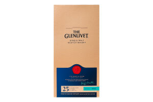 Виски 700мл 43% шотландский односолодовый 25 лет The Glenlivet к/у