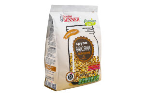 Крупа вівсяна плющена 400г Doctor Benner