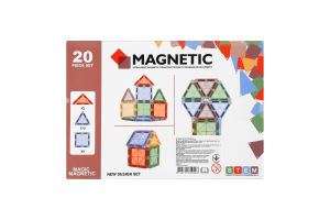 Конструктор магнітний 20елементів