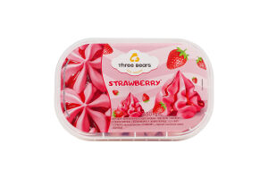 Мороженое 12% Strawberry Three bears п/у 450г