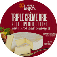Simply Enjoy Soft Ripened Cheese Triple Creme Brie