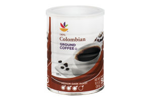 Ahold 100% Colombian Ground Coffee Medium-Dark Roast