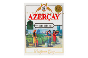 Чай чорний з чебрецем Azercay к/у 100г