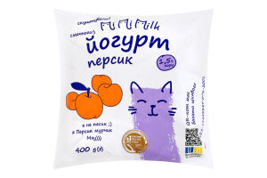 Йогурт 1.5% з наповнювачем фруктовим пастеризованим Персик Mimimilk м/у 400г