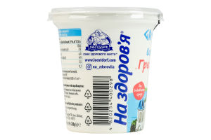 Йогурт 10% Греческий На здоров'я ст 280г