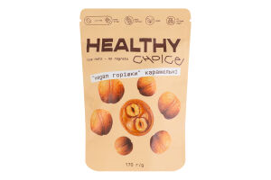 Печиво карамельне з фундуком Горішки Vegan Healthy Choice д/п 170г