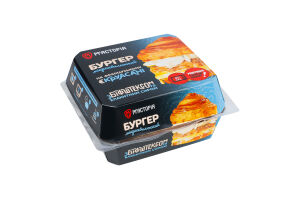 Бургер з біфштексом та блакитним сиром 230г М'ясторія