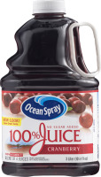 Ocean Spray 100% Juice No Sugar Added Cranberry
