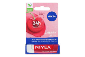 Бальзам-уход для губ Вишневое сияние Nivea 4.8г