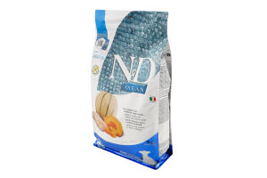 Корм д/цуценят дрібних порід N&D беззерновий з тріскою та динею сухий 800г Farmina