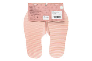 Тапочки открытые домашние женские Twins №7136 40 пудровый