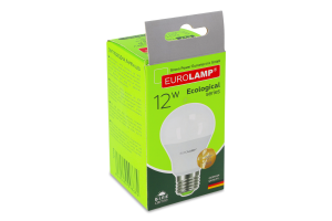 Лампа світлодіодна 12W E27 4000K Ecological Eurolamp 1шт
