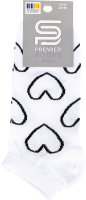 Шкарпетки Premier socks Екон конт серц біл р23-25