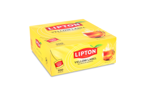 Чай Єлоу Лейбл чорний 100*2г Ліптон