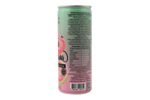 Напій безалкогольний Pink Guava негазований 250мл ж/б Bisan Drinks