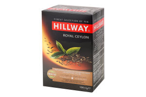 Чай черный байховый листовой Royal Ceylon Hillway в/с к/у 100г