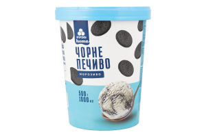 Морозиво Чорне печиво Рудь відро 500г