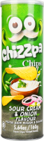 Чипси Chizzpa зі смаком сметани та цибулі