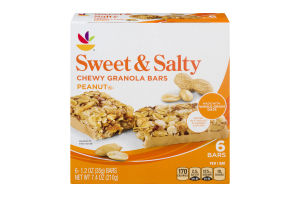Ahold Chewy Granola Bars Sweet & Salty Peanut - 6 CT