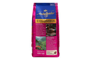Кофе жареный в зернах Colombia Single origins Ambassador м/у 400г