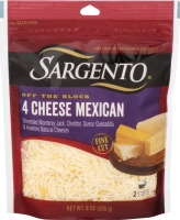 Sargento Off The Block 4 Cheese Mexican Fine Cut
