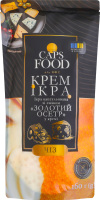 Икра капсулированная в креме Чиз со вкусом Золотой осетр пастеризованная Крем икра Caps food д/п 160г