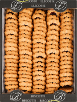 Печиво здобне пісочно-відсадне Шарлотка фруктова Biscotti кг