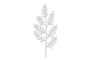 Гілка новорічна декоративна 37см в асортименті КМ