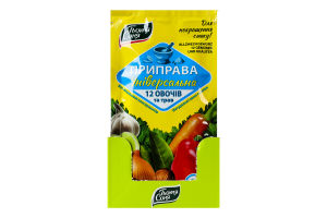 Приправа універсальна 12 овочів та трав Тьотя Соня м/у 60г