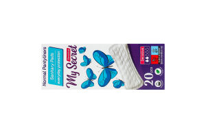 Прокладки ежедневные гигиенические без запаха Normal Sensitive My Secret 20шт