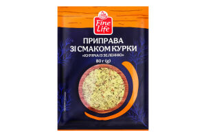 Приправа со вкусом курицы Куриная с зеленью Fine Life м/у 80г