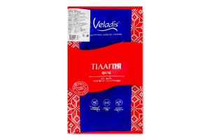 Тілапія морожена глазурована філе Veladis б/ш кг