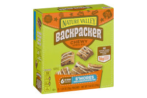 Nature Valley Backpacker Chewy Oatmeal Bites S'Mores - 6 CT