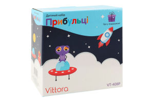 Набір посуду дитячого Прибульці склокераміка 3предмети Vittora