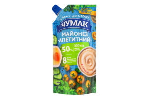 Майонез 50% Апетитний Чумак д/п 300г