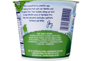 Stonyfield Organic Smooth & Creamy Lowfat Yogurt French Vanilla
