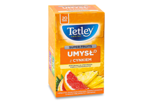 Чай фруктово-травяной Tetley Super Fruits Mind
