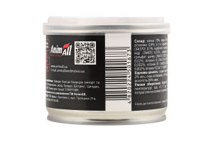 Корм д/дорослих собак Качка в ніжному желе 195г ж/б AnimAll