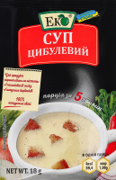 Суп луковый быстрого приготовления Еко м/у 18г