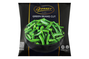 Квасоля спаржева порізана швидкозаморожена Bauer м/у 400г