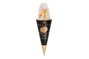 Морозиво зі смаком Торт Наполеон у вафельному ріжку Napoleon cake Monaco Three bears м/у 150г