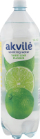 Вода слабогазована Akvile Лайм 1,5л ПЕТ