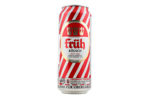 Пиво 0.5л 4.8% світле Kolsch Fruh з/б