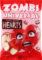 Конфеты желейные Сердечки Zombi universal м/у 70г